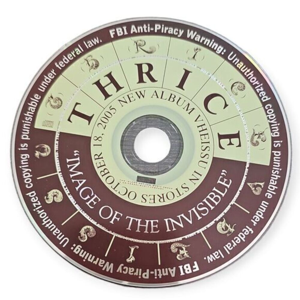 Thrice – Image Of The Invisible [2005‎ Promotional CD Single] - Picture 3 of 3